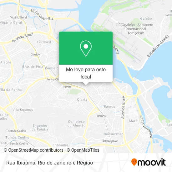 Rua Ibiapina mapa