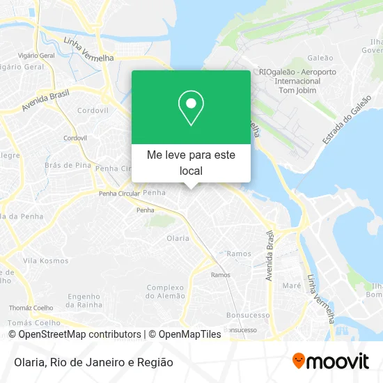 Olaria mapa