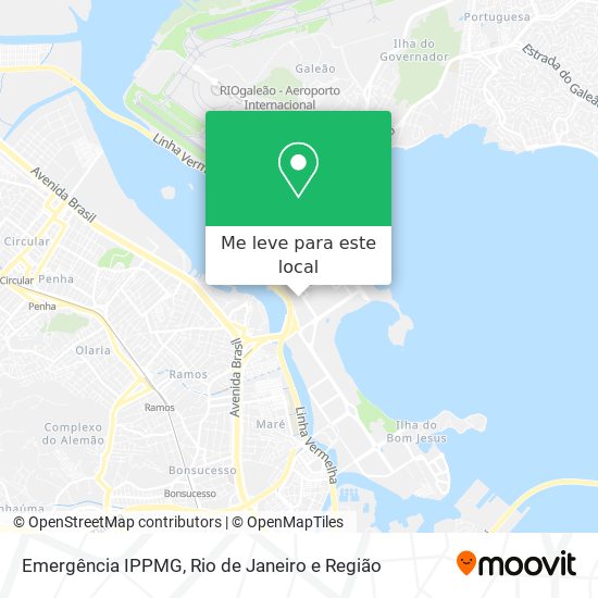 Emergência IPPMG mapa