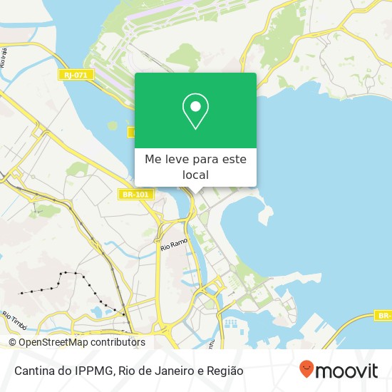 Cantina do IPPMG mapa