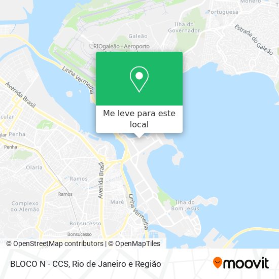 BLOCO N - CCS mapa
