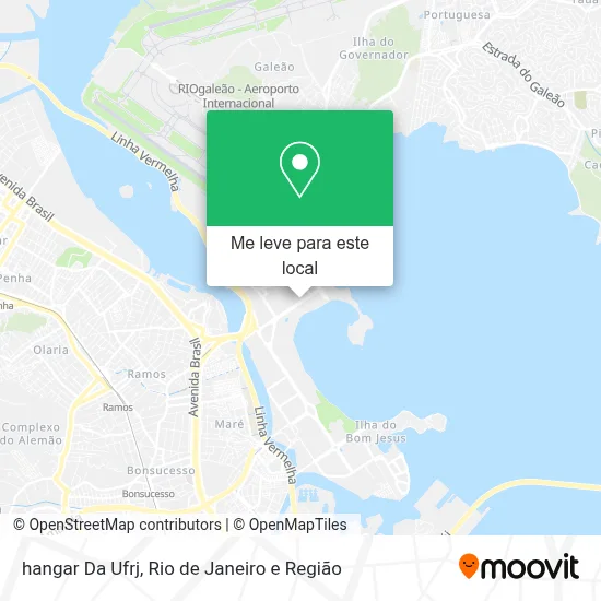 hangar Da Ufrj mapa