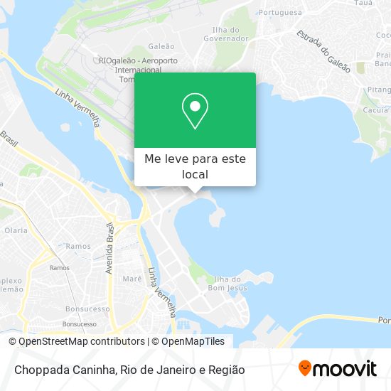 Choppada Caninha mapa