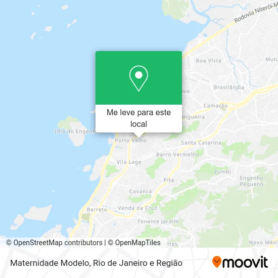 Maternidade Modelo mapa