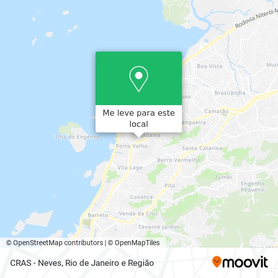 CRAS - Neves mapa