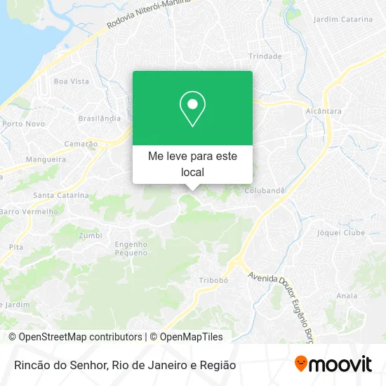 Rincão do Senhor mapa