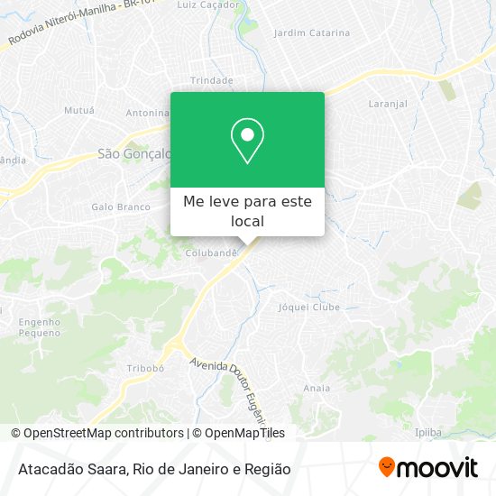 Atacadão Saara mapa
