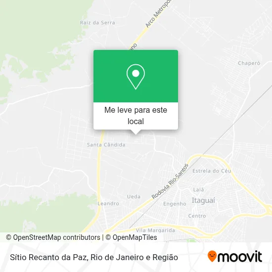 Sítio Recanto da Paz mapa