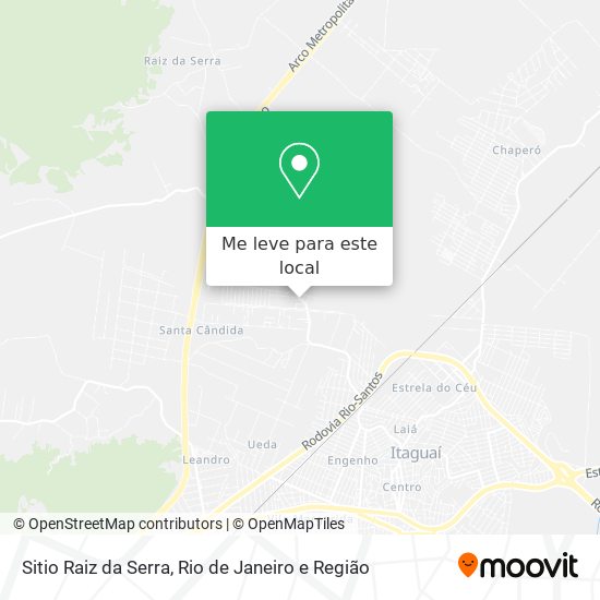 Sitio Raiz da Serra mapa