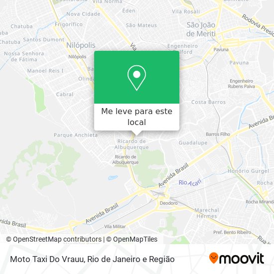 Moto Taxi Do Vrauu mapa
