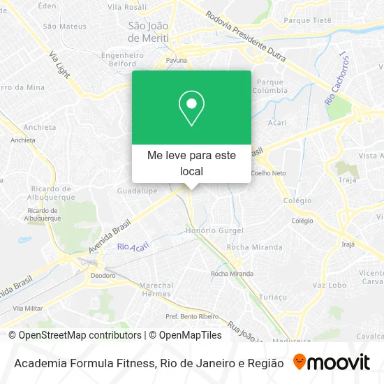 Academia Formula Fitness mapa