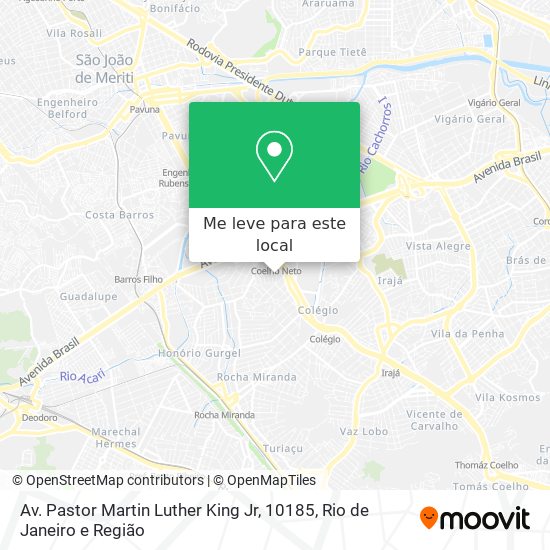 Av. Pastor Martin Luther King Jr, 10185 mapa