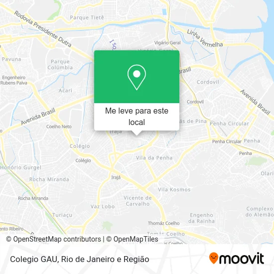 Colegio GAU mapa
