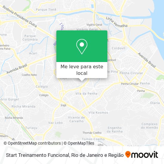 Start Treinamento Funcional mapa