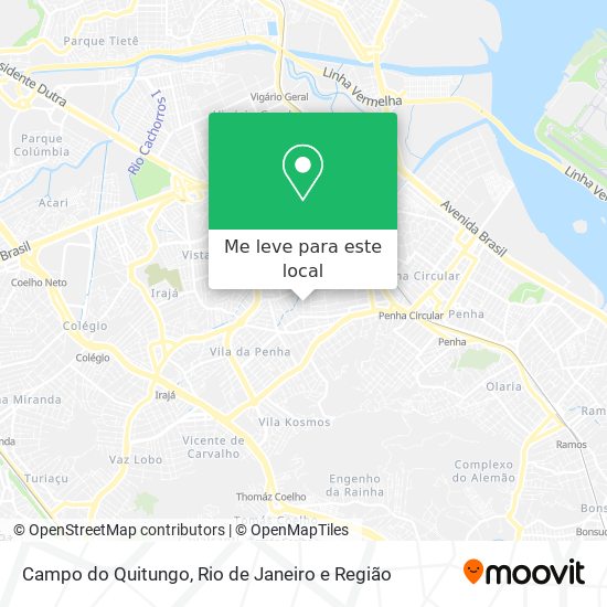 Campo do Quitungo mapa