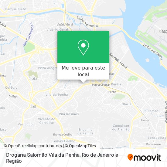 Drogaria Salomão Vila da Penha mapa