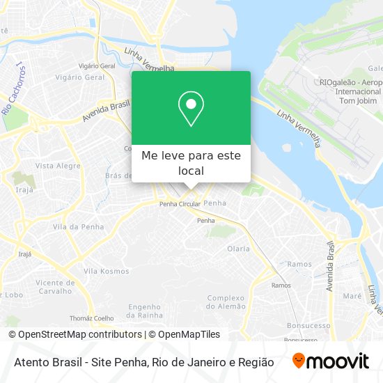 Atento Brasil - Site Penha mapa