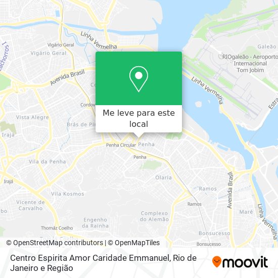 Centro Espirita Amor Caridade Emmanuel mapa