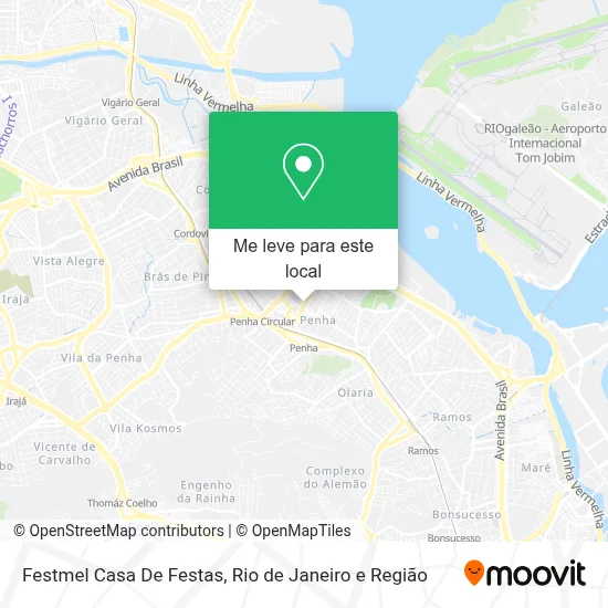 Festmel Casa De Festas mapa