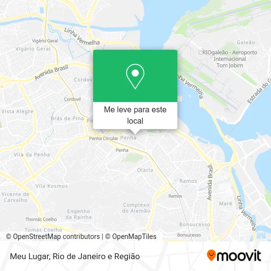 Meu Lugar mapa