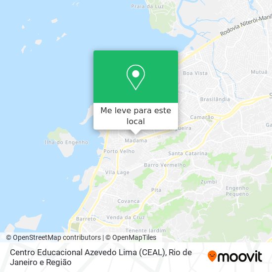 Centro Educacional Azevedo Lima (CEAL) mapa