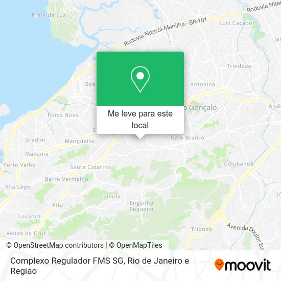 Complexo Regulador FMS SG mapa