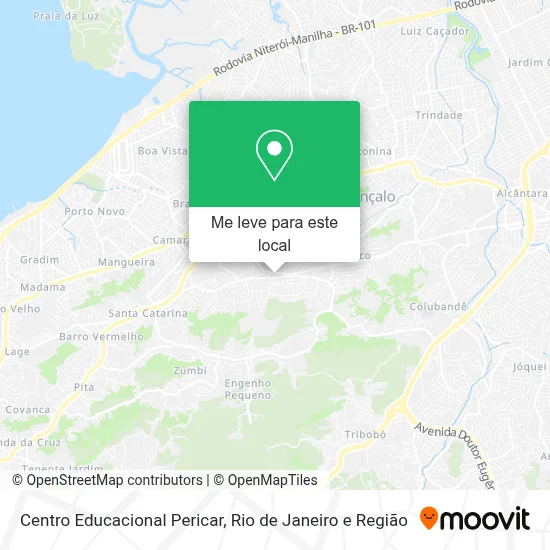 Centro Educacional Pericar mapa