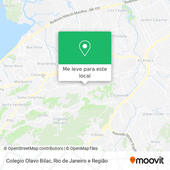 Colegio Olavo Bilac mapa