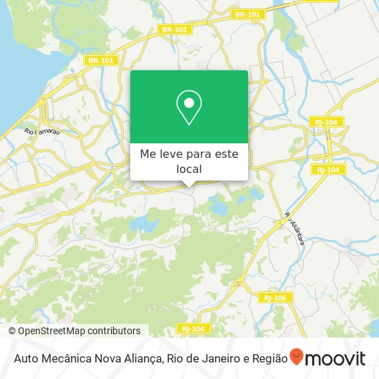 Auto Mecânica Nova Aliança mapa