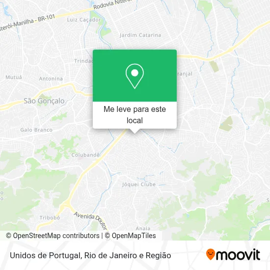 Unidos de Portugal mapa