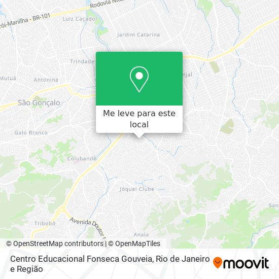 Centro Educacional Fonseca Gouveia mapa