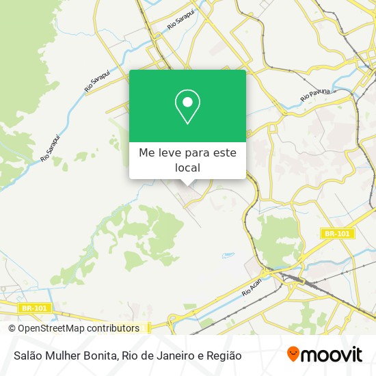 Salão Mulher Bonita mapa