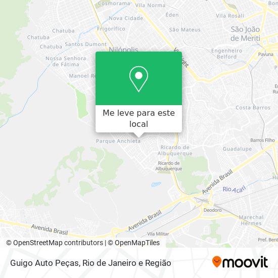 Guigo Auto Peças mapa