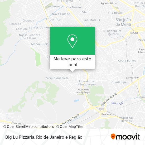 Big Lu Pizzaria mapa