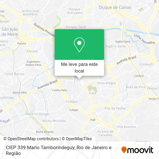 CIEP 339 Mario Tamborindeguy mapa
