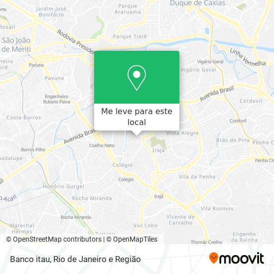 Banco itau mapa
