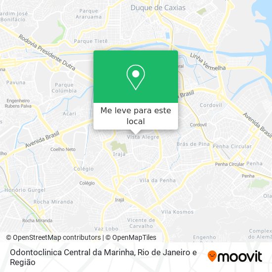 Odontoclinica Central da Marinha mapa