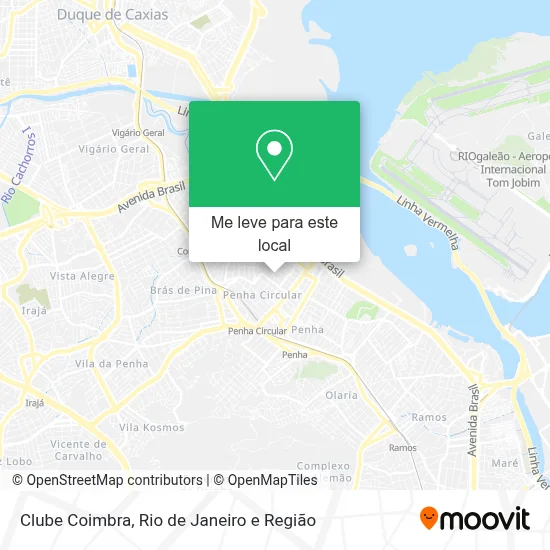 Clube Coimbra mapa