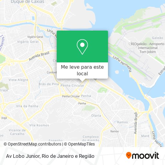 Av Lobo Junior mapa