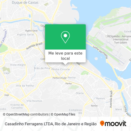 Casadinho Ferragens LTDA mapa