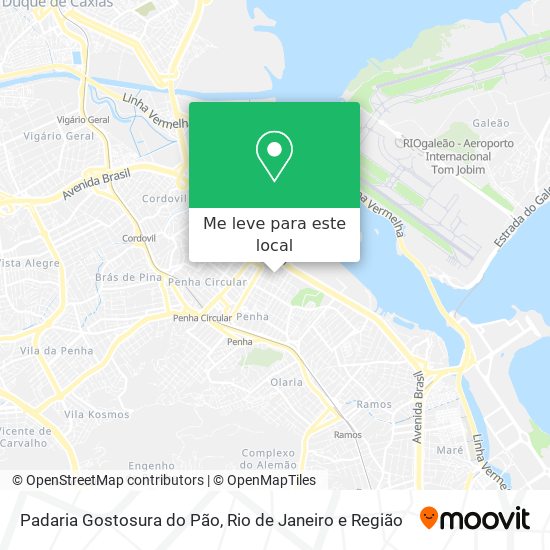 Padaria Gostosura do Pão mapa