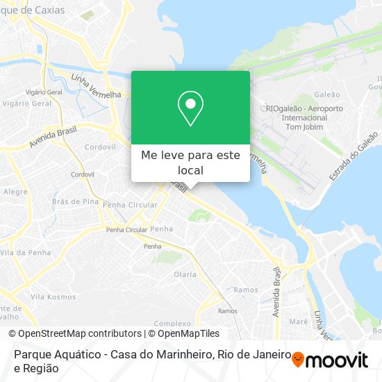 Parque Aquático - Casa do Marinheiro mapa