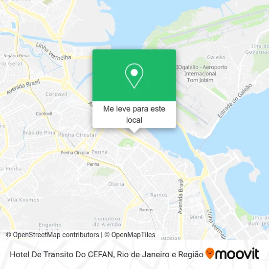 Hotel De Transito Do CEFAN mapa