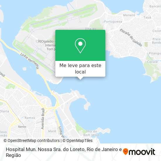 Hospital Mun. Nossa Sra. do Loreto mapa