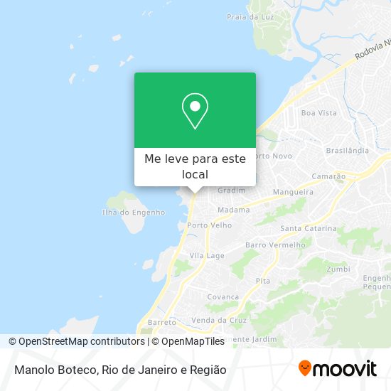 Manolo Boteco mapa