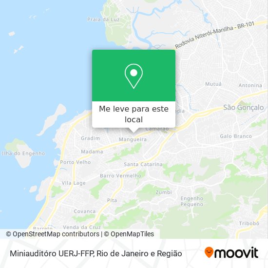 Miniauditóro UERJ-FFP mapa