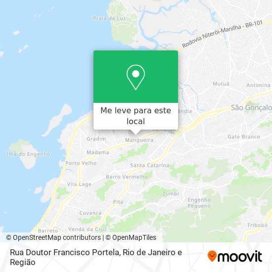 Rua Doutor Francisco Portela mapa