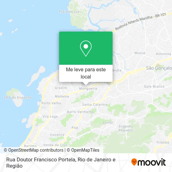 Rua Doutor Francisco Portela mapa
