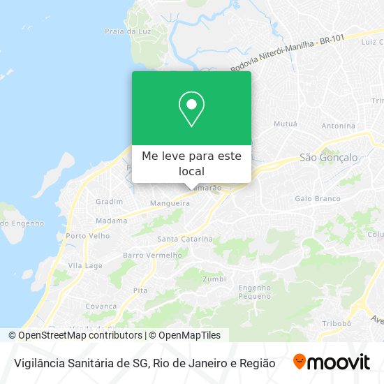 Vigilância Sanitária de SG mapa