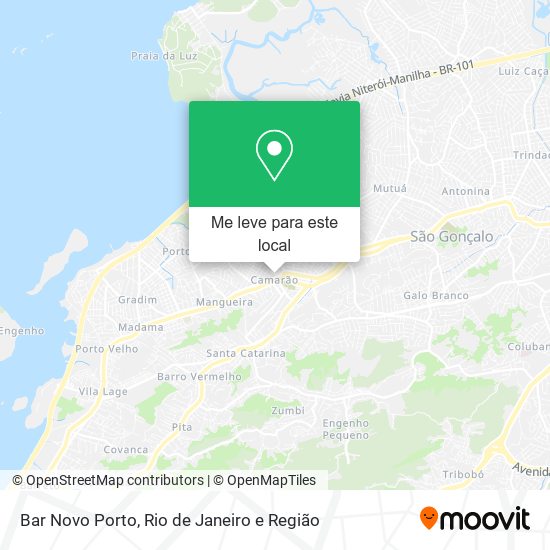 Bar Novo Porto mapa